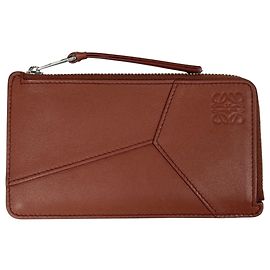 Loewe Puzzle langes Leder-Münzbeutel