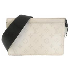 Borsa a tracolla e portafoglio portatile Louis Vuitton Taigarama Gaston