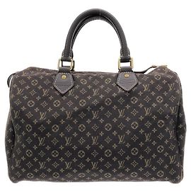 Louis Vuitton Monogram Mini Lin Speedy Boston Bag