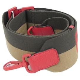 Fendi Gurt aus Canvas und Leder