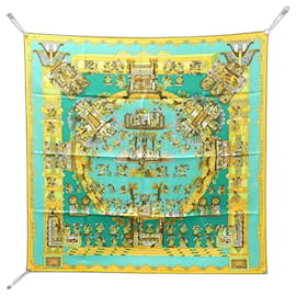 Hermes Astres et Soleils Carre Schal Muffler - Hermès