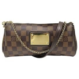 BORSA A MANO LOUIS VUITTON EVA POCHETTE TOILE DAMIER EBONY N55213 BAG