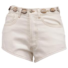 Pantalones cortos Mini Alanui Ocean Dream en algodón blanco