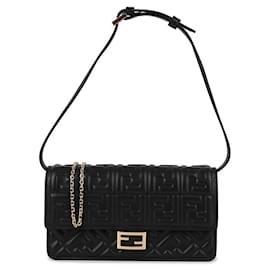 Fendi Portafoglio in pelle nappa nera