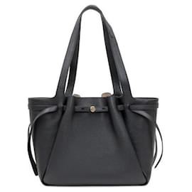 Borsa Tote Tory Burch Romy Nera in Pelle