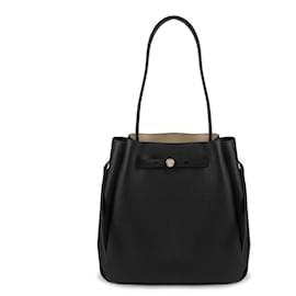 Borsa a secchiello Tory Burch in pelle nera