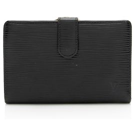 Portafoglio French in pelle Epi vintage Louis Vuitton