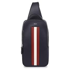 Borsa Bally Mitos Slingback Blu Navy Nylon
