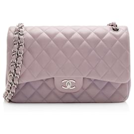 Borsa Chanel Classic Jumbo Double Flap in pelle di agnello