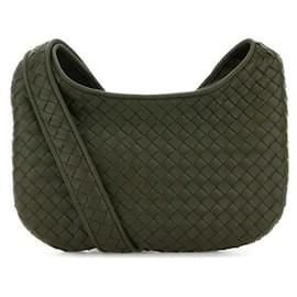 Borsa a mano Bottega Veneta Small Veneto in pelle nappa crocodile nera