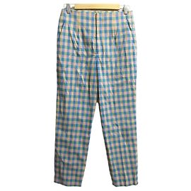 Autre Marque United Arrows SHINY Gingham Slim Pants