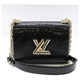 Borsa a tracolla e spalla Twist PM in pelle Epi verniciata nera con dettagli dorati - Louis Vuitton