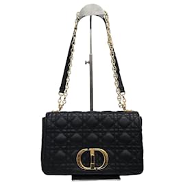 Dior Borsa a tracolla Cannage Medium tono oro Nero