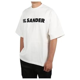 T-shirt a maniche corte con logo - Jil Sander