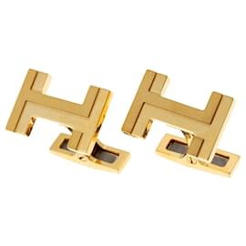 Hermes Gold Plated Cufflinks - Hermès