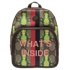Zaino Gucci in tela GG Supreme beige
