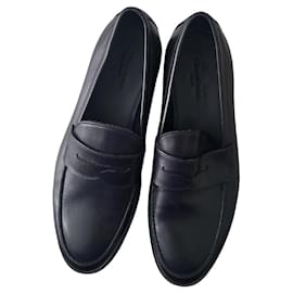 Officine Générale Mocassins en cuir noir - Autre Marque