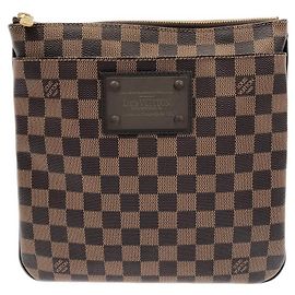 Louis Vuitton Damier Pochette Plat Brooklyn Schultertasche