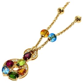 Bulgari Collana Bvlgari Astrale Cerchi in diamanti e pietre multicolore