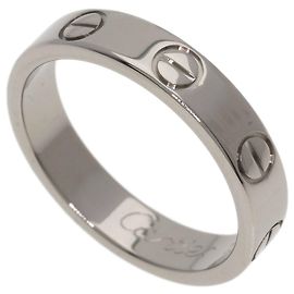 Anillo Cartier Mini Love en oro blanco de 18K
