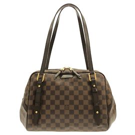 Borsa a tracolla Louis Vuitton Damier Rivington GM