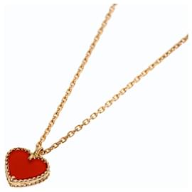 Van Cleef & Arpels Sweet Heart Carnelian Necklace