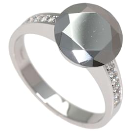 Anello Chopard Golden Diamond in oro bianco 18K