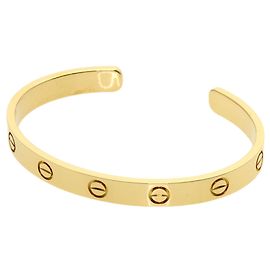 Bracciale Cartier Open Love in oro giallo 18K
