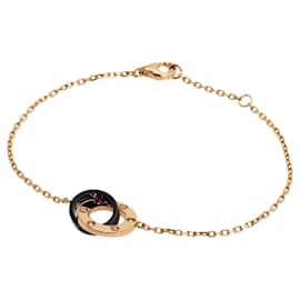 Bracciale Cartier Love Circle in ceramica nera e diamanti