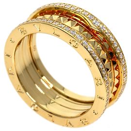 Bulgari Anillo Bvlgari B-zero1 Rock Edge Diamond de 2 bandas
