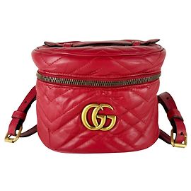 Gucci GG Marmont Leder-Rucksack