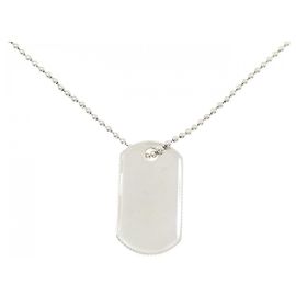 Tiffany & Co Collana Placca Militare Tiffany Coin Edge