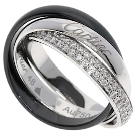 Cartier Trinity Ring aus Weißgold und Diamanten