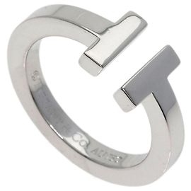 Anel Tiffany & Co. T Wire em ouro branco 18K