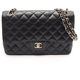 Borsa a tracolla Chanel Large Matelassé 30 Classic Double Flap