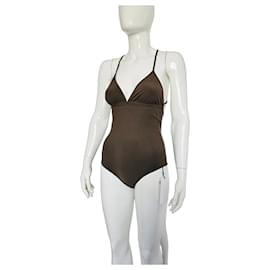 Bañador de una pieza Celine Triomphe en color Olive - Céline