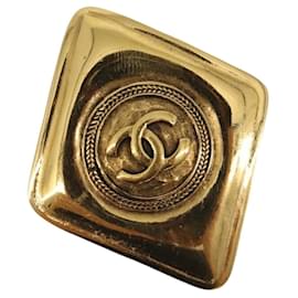 Spilla CHANEL Metallo Tono Oro CC Auth bs36545 - Chanel