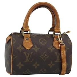 LOUIS VUITTON Borsa a mano Monogram Mini Speedy M41534 LV Auth bs36703