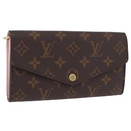 LOUIS VUITTON Portefeuille Sarah Long Wallet Rose Valerine M62235 Auth 183508M