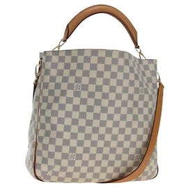 LOUIS VUITTON Damier Azur Sophie Shoulder Bag 2way N41216 LV Auth 192475V