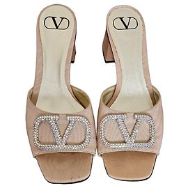 Valentino Garavani Sandali con tacco decorati con strass