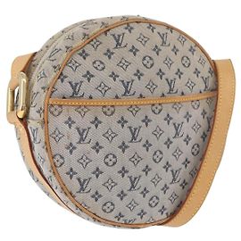 LOUIS VUITTON Monogram Mini Jeanne GM Shoulder Bag Blue M92000 LV Auth BA14188