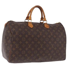 LOUIS VUITTON Monogram Speedy 40 Handtasche M41522 LV Auth 193578