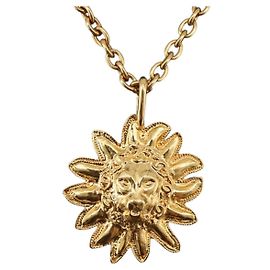 Collana CHANEL Metallo Tono Oro CC Auth bs36542V