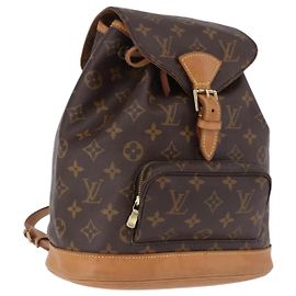 LOUIS VUITTON Monogram Montsouris MM Rucksack M51136 LV Auth 195173A