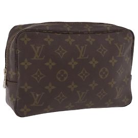 LOUIS VUITTON Monogram Trousse Toilette 23 Clutch Bag M47524 LV Auth 195696