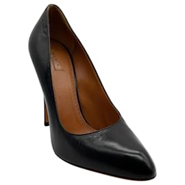 Alaia Pumps aus schwarzem Leder mit Mandelspitze - Alaïa