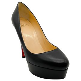 Zapatos de tacón Bianca 140 en piel negra Christian Louboutin