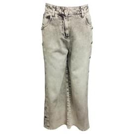 Vaqueros anchos Andreea con botones laterales Iro Mixed Grey
