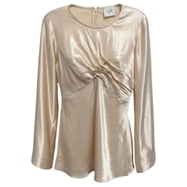 Maje Aje Beige Moonglade Piercing Top